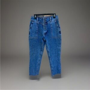 Abercrombie & Fitch High Rise Mom Jeans Size 28 Blue